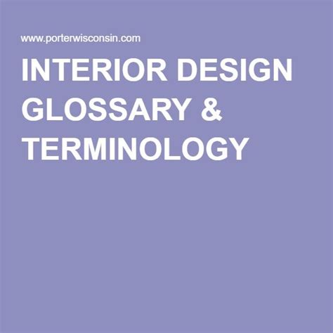 室內擺設英文|室內設計專有名詞(Interior Design Glossary & Terminology)